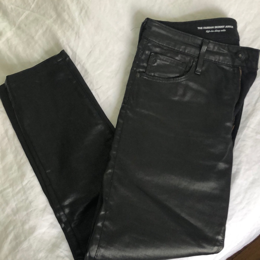 AG Farrah coated jeans